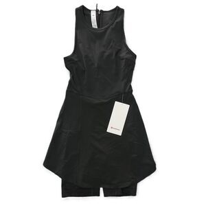 New Lululemon Size 2 Nulux Running Dress 8" Graphite Grey Sleeveless GGRE